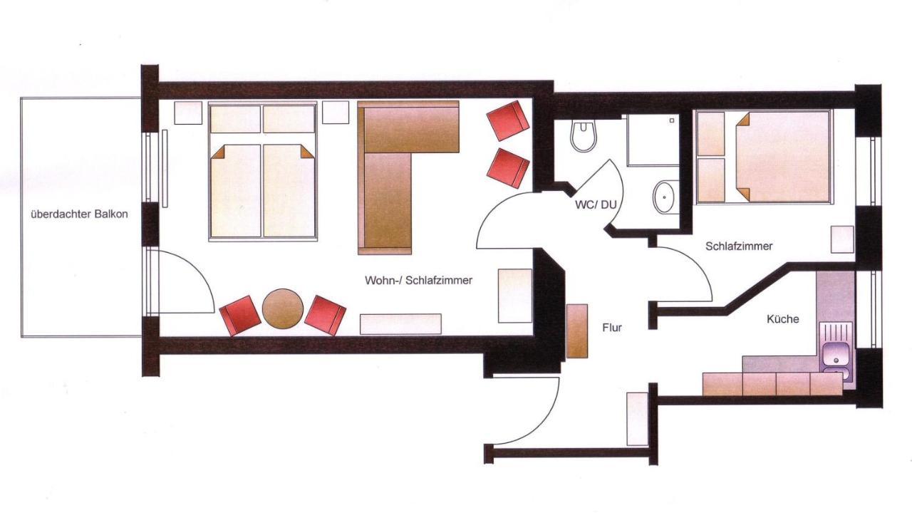 Wohlfuehlen Mit Grossem Balkon Apartment Erfurt Exterior photo